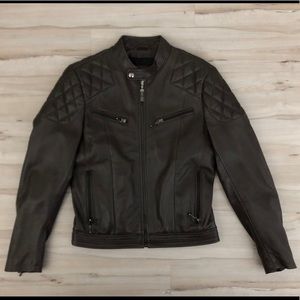 Leather Moto Biker Jacket